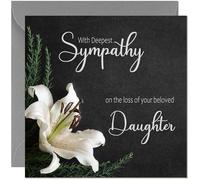 Daughter Bereavement Card - Deepest Sympathy on Losing Your Daughter Card, Sorry for your loss