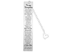 Daughter Bookmark to My Daughter Gift Inspirational Bookmark for Daughter from Mum Dad 16th 18th 21st Birthday Gift for Daughter