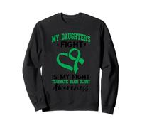 Daughter Fight TBI Warrior Traumatic Brain Injury Awareness Sweatshirt