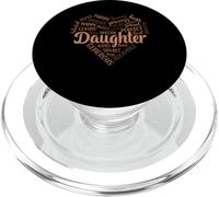 Daughter gifts black mom dad melanin black history month PopSockets PopGrip for MagSafe