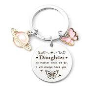 Daughter Gifts,Daughter Birthday Gifts,Daughter Gifts from Mum,Mother And Daughter Gifts,Gifts for Daughter,Daughter Gifts from Dad,Gifts for Daughters Adult,Daughter Keyring,Daughter Christmas Gifts