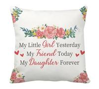 Daughter Gifts,Daughter, Daughter in Law Gifts,Mother and Daughter Gifts,Cushion Covers,Daughter Gifts from Mum,Gifts for Daughter,Gifts for Daughters Adult,Mother Daughter Gifts