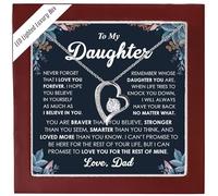 Daughter Gifts From Dad, To My Daughter Necklace From Dad, Love Knot Necklace, Gift For Daughter From Dad, Daughter Necklace, Father Daughter Necklace, Gift For My Daughter, Birthday Gift, Christmas