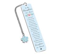 Daughter in Law Birthday Gifts, Early Christmas Bookmarks Gifts, Future Daughter in Law Gift from Mother in Laws, Wedding Anniversary Giifts for Daughter-in-Law, Bridal Shower Gift for Bride Bookmark