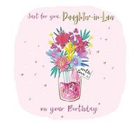 Daughter-In-Law Embellished Birthday Greeting Card Talking Pictures Cards