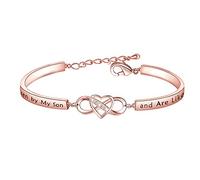 Daughter-in-Law Gift Bracelet You Were Hand Chosen by My Son and Are Like A Daughter to Me Infinity Love Heart Bracelet(RG)