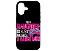 Daughter Is Busy Raising Gamer Mom Game Controller Gaming Case for iPhone 17
