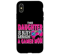 Daughter Is Busy Raising Gamer Mom Game Controller Gaming Case for iPhone X/XS