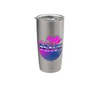 Daughter of a Beach Vaporwave Arcade Stainless Steel Insulated Tumbler