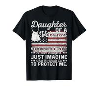 Daughter of A Veteran My Dad Risked His Life to Save Strange T-Shirt