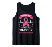 Daughter of A Warrior Breast Cancer Awareness Pink Ribbon Tank Top