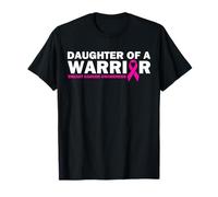 Daughter of a Warrior Pink Ribbon Breast Cancer Awareness T-Shirt