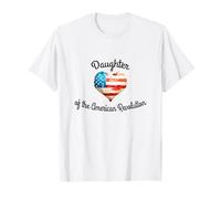 Daughter of American Revolution DAR History USA Heart b T-Shirt
