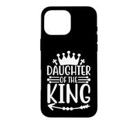 Daughter of the King Christian Crown Faith Inspirational Case for iPhone 16 Pro Max