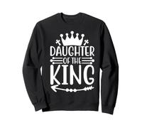 Daughter of the King Christian Crown Faith Inspirational Sweatshirt