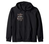 Daughter of the King - Walking in Purpose Christian Zip Hoodie