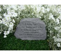 Daughter - our hearts - Great Thoughts Garden Accents Graveside Memorial Plaques Grave Marker Ornament
