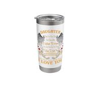 Daughter, Your Smile is My Home Stainless Steel Insulated Tumbler