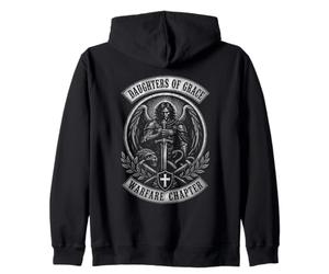 Daughters Of Grace Warfare Chapter Angel Zip Hoodie