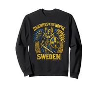 Daughters of the North - Sweden Viking Valkyrie Mythology Sweatshirt