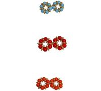DAUJI ENTERPRISES| Deity Kangan Bangles Set, Multicolour Pearl with Gold Accents | Ideal for Krishna,Radha,Mata Rani & Idols 4-8 inches in height | Laddu Gopal Ji in No. 0-5 (Set of 3), For 4 To 8