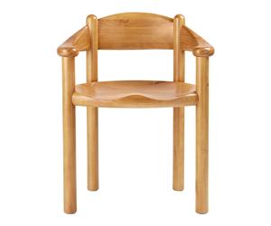 Daumiller Dining Chair with Armrests Golden Pine