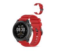 daunke 1 Pack,Watch Strap For COROS NOMAD, Silicone Waterproof Replacement Band,Scratch Resistant,Sturdy and Durable,Easy to Replace,Red
