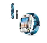 daunke 1 Pack, Watch Strap For imoo X10/Z7, Nylon Woven Water-Resistant Replacement Band (with a screwdriver included), Scratch Resistant, Sturdy and Durable, Easy to Replace, Blue