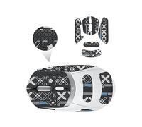 daunke 1 Set Anti-Slip Mouse Grip Tape for Logitech G309, Self-Adhesive,Precision Cut,Sweatproof,Easy Fitting,Professional Mice Upgrade Kit,Black Printed Pattern