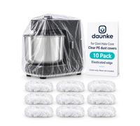 daunke 10-Pack Dust Cover for Ooni Halo/Halo Core/Halo Pro, 80cm | PE, Clear, Dustproof, Elasticated Edge, 10-Pack, 80cm, Full Protection, for Ooni Halo, for Ooni Halo Core, for Ooni Halo Pro