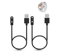 daunke 2-Pack Charging Cable for BOCLOUD NX19 Smart Watch-Lightweight, Magnetic Adsorption Charging USB Cable,Portable Quick Charge,Sturdy and Durable,Black