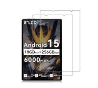 daunke 2 Pack Screen Protector for Blackview ZENO 1 8 inch Tablet, Tempered Glass Film Guard,Bubble Free,HD Clear,Ultra Resistant,Anti-Scratch