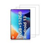 daunke 2 Pack Screen Protector for Crelander/OYEFIT T10/MUISOO MUIC1002/Whitedeer C10 10.1 inch Tablet, Tempered Glass Film Guard,Bubble Free,HD Clear,Ultra Resistant,Anti-Scratch