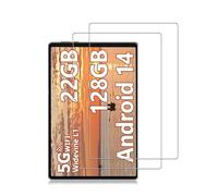 daunke 2 Pack Screen Protector for DQMAKZ E6 10 inch Tablet, Tempered Glass Film Guard,Bubble Free,HD Clear,Ultra Resistant,Anti-Scratch