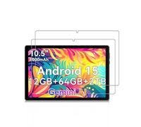 daunke 2 Pack Screen Protector for Tabwee Tablet T80/TECLAST P30/DOOGEE U10/TBZ t10b/Freeski UKA10L02 10 inch Tablet, Tempered Glass Film Guard,Bubble Free,HD Clear,Ultra Resistant,Anti-Scratch