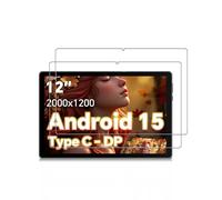 daunke 2 Pack Screen Protector for TECLAST T60AI/TECLAST T60 Pro 12 inch Tablet, Tempered Glass Film Guard,Bubble Free,HD Clear,Ultra Resistant,Anti-Scratch