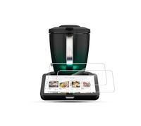 daunke 2 Pack Screen Protectors for Vorwerk Thermomix TM7 Tempered Glass Film Guard,Anti-Scratch,Anti-Fingerprint,Bubble-Free,9H HD Clear，Transparent