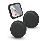 daunke 2 pack Self-adhesive Silicone Case For UGREEN FineTrack Mini Anti-Loss Tracker, Full Protection Cover (suitable for Elderly, Backpack, Luggage, Kids) Scratch-Resistant, black