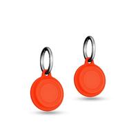 daunke 2 pack Silicone Case For UGREEN FineTrack Mini Anti-Loss Tracker,Full Protection Cover(suitable for Elderly,Pets,Backpack,Luggage,Kids,Keys) Scratch-Resistant,Orange