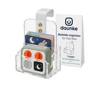 daunke Bedside Holder for Yoto Mini 2024 Edition/4th Gen, Acrylic | Clear Acrylic, Bedside Holder, Card Slot, Speaker Cutout, Easy Install, Holder for Yoto Mini 2024 Edition/4th Gen