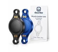daunke Bike Mount for Motorola Moto Tag, Blue & Black | ABS Plastic, IPX8 Waterproof, 360° Protection,Sturdy Mount,Screw Fixing,Blue & Black Bike Mount for Motorola Moto Tag
