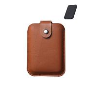 daunke Case for Baseus Enerfill MagSafe Powerbank 10000 mAh, Power Bank leather case,All-inclusive Protection,Anti-shock/scratch,Drop Protection,comfortable to hold,Lightweight and portable(Brown)