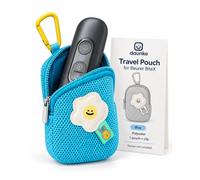 daunke Case for beurer insect bite healer, for Beurer BiteX / BR 90, Blue | Polyester Mesh, Breathable, Anti-Drop, Travel-Friendly, Carabiner, Blue Case for Beurer BiteX, for BiteX Max, for BR 90