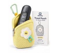 daunke Case for beurer insect bite healer, for Beurer BiteX / BR 90,Yellow | Polyester Mesh, Breathable, Anti-Drop, Travel-Friendly, Carabiner, Red Case for Beurer BiteX, for BiteX Max, for BR 90
