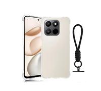 daunke Case for Honor 400 Smart, Slim & Lightweight Soft TPU,with Folding Stand,Lightweight Shockproof,Anti-Scratch,All-Around Protection,Transparent