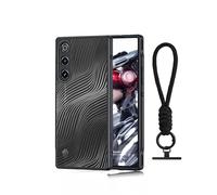 daunke Case for REDMAGIC 10 Air, Slim & Lightweight Soft PC,with Folding Stand,Lightweight Shockproof,Anti-Scratch,All-Around Protection,Black