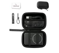 daunke EVA Hard Shell Travel Case for Anker Nano/MagGo 5000/10000mAh Power Bank (A1665/A1664), Shockproof Storage Bag with Silicone Cable Clip, Black