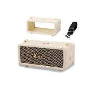 daunke for Marshall Emberton III Bluetooth Speaker, Soft Silicone Protective Cover,Full Protection,With Strap Straps,Beige