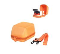 daunke Hard Carrying Case for Polaroid GO/ONE STEP2/NOW/NOW+ Instant Camera with Shoulder Strap,Waterproof,Shockproof,Anti-Scratch, Easy to Use and Carry,Case Only (Orange)