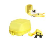 daunke Hard Carrying Case for Polaroid GO/ONE STEP2/NOW/NOW+ Instant Camera with Shoulder Strap,Waterproof,Shockproof,Anti-Scratch, Easy to Use and Carry,Case Only (Yellow)